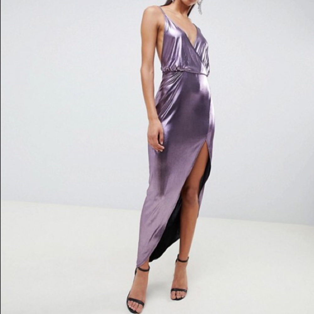 70s disco metallic dress